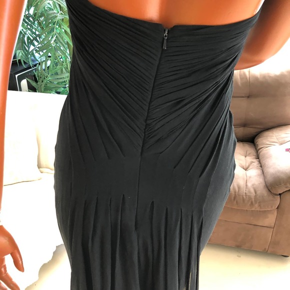 European gown designer NICOWA dress black size S from 1996 - Picture 11 of 15